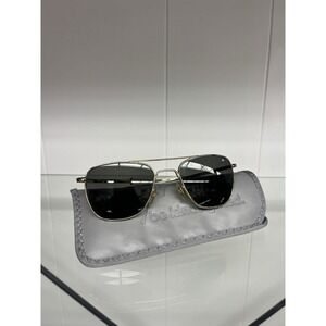 Vintage General Optical Gold Aviator Original Pilot Sunglasses Bayonet Temple